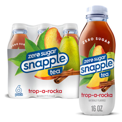 Snapple Zero Sugar Trop a Rocka Tea In Recycled Plastic Bottle - 6-16 Fl. Oz.