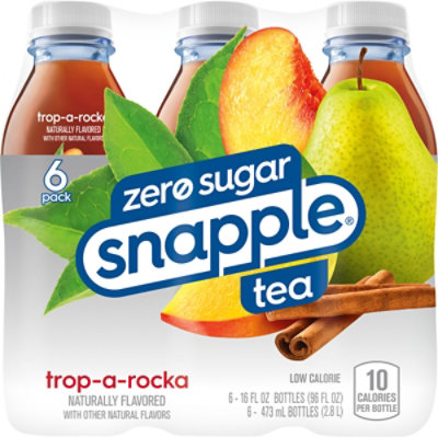 Snapple Zero Sugar Trop a Rocka Tea In Recycled Plastic Bottle - 6-16 Fl. Oz. - Image 6