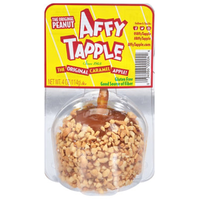 Affy Tapple Caramel Apple With Peanuts 1 Count - 4 Oz