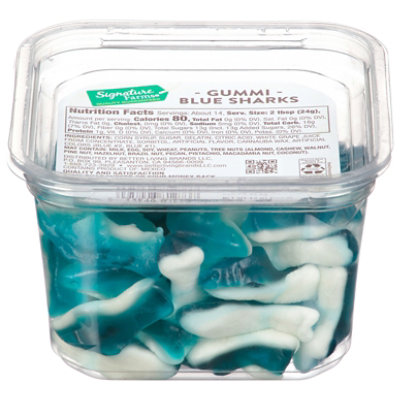 Signature Farms Gummi Blue Sharks - 12 Oz - Image 4