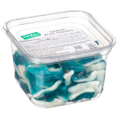 Signature Farms Gummi Blue Sharks - 12 Oz - Image 1