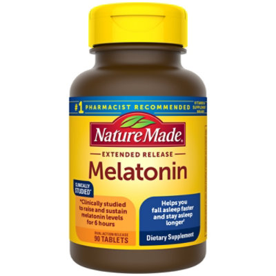 Nature Made Melatonin 4mg Tablets - 90 CT - Image 1