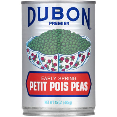 Dubon Petit Pois Green Peas - 15 Oz - Image 1