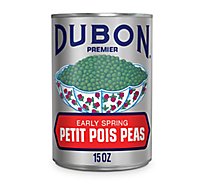Dubon Petit Pois Green Peas - 15 Oz