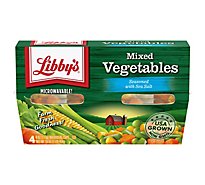 Libby Mixed Vegetables Low Sodium Plastic Cup - 16 OZ