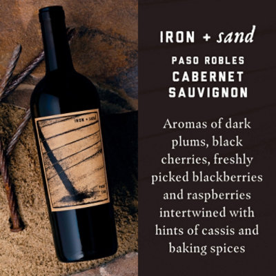 Iron + Sand Cabernet Sauvignon Red Wine Bottle - 750 Ml - Image 2