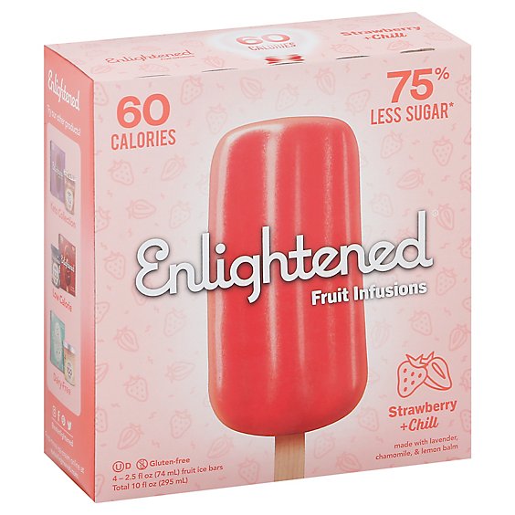 Enlightened Frozen Bar Strawberry - 10 FZ