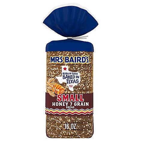 Mrs Baird's Small Honey 7 Grain Bread - 16 Oz