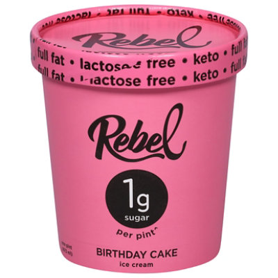 Rebel Ice Cream Birthday Cake - 1 PT - Image 2