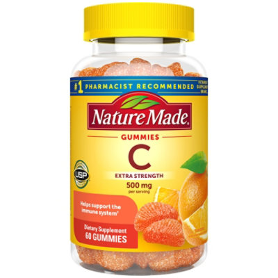 Nature Made Vitamin C Gummies 500 MG - 60 Count - Image 1