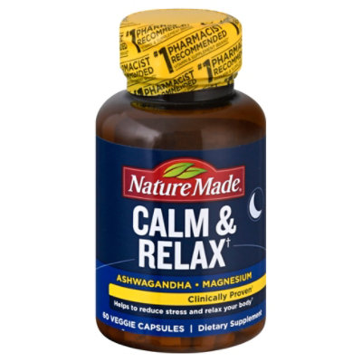 Nature Made Dietary Supplement Calm & Relax - 60 Count