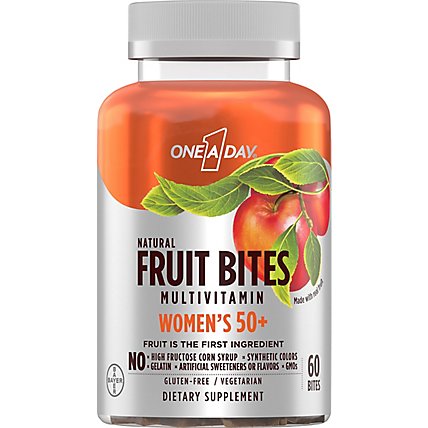 One A Day Fruit Bites For Women 50 Plus - 60 CT - Image 2