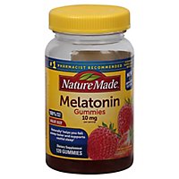 Nature Made Melatonin Gummies Strawberry 10mg - 120 CT - Image 3