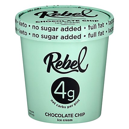 Rebel Ice Cream Chocolate Chip - 1 PT - Image 3