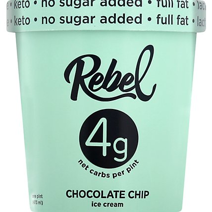 Rebel Ice Cream Chocolate Chip - 1 PT - Image 2