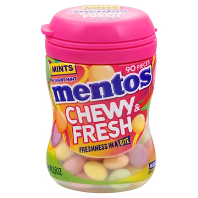 Mentos Chewy & Fresh Mixed Fruit - 90 CT - albertsons