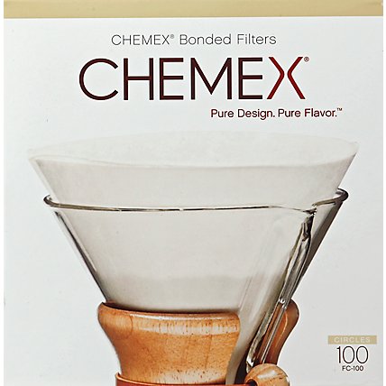 Chemex Circle Coffee Filters - 100 CT - Image 2