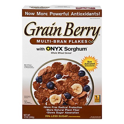 Grain Berry Cereal Multi Bran Flakes - 12 OZ - Image 3