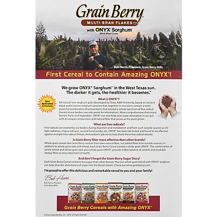 Grain Berry Cereal Multi Bran Flakes - 12 OZ - Image 6