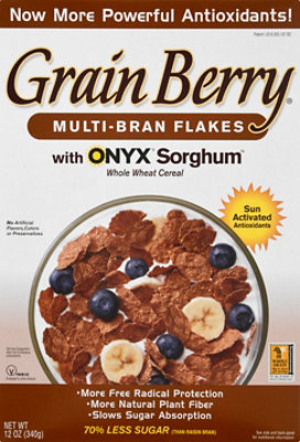 Grain Berry Cereal Multi Bran Flakes - 12 OZ - Image 2