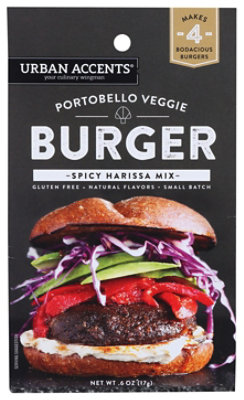 Urban Accents Ssnng Brgr Portobello Veg - .6 OZ