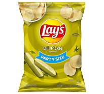 Lays Potato Chips Dill Pickle Party - 12.5 OZ