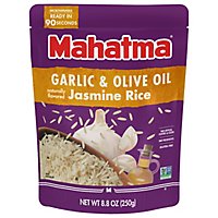 Mahatma Jasmine Rice Garlic & Olive Oil Ready To Serve - 8.8 Oz - Image 2