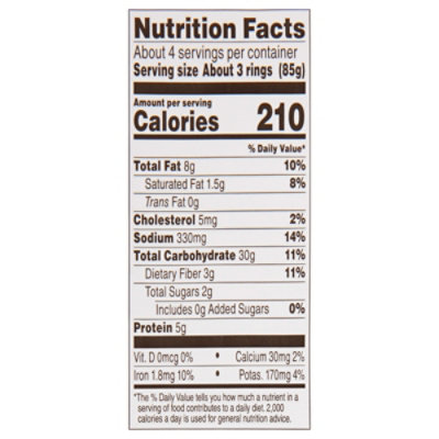 Green Giant Veggie Rings Cauliflower Bacon Three Cheese - 12 OZ - Image 4