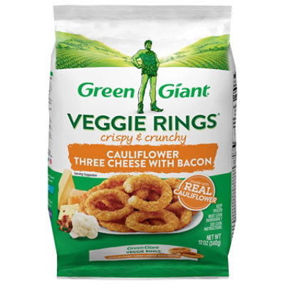 Green Giant Veggie Rings Cauliflower Bacon Three Cheese - 12 OZ