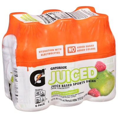 Gatorade Juiced Apple Raspberry 6pk - 6-12 FZ