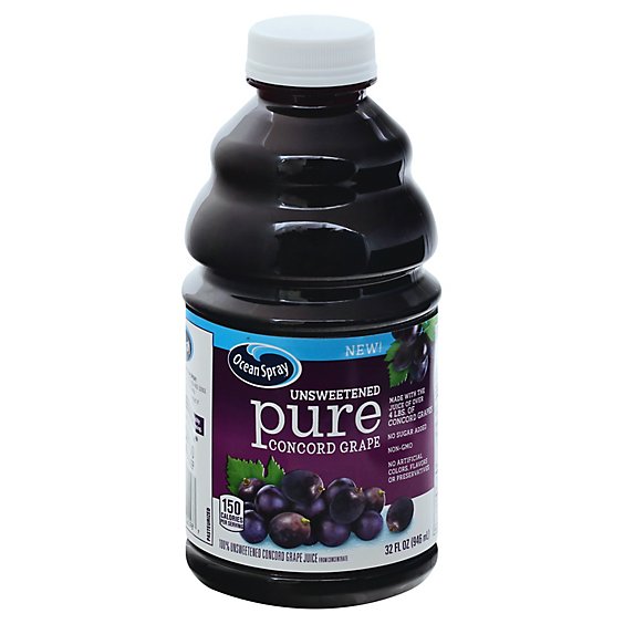 Ocean Spray 100% Pure Concord Grape - 32 FZ