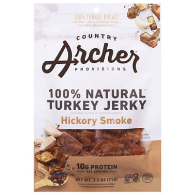 Country Archer Hickory Smoked Turkey Jerky - 2.5 OZ - Image 3