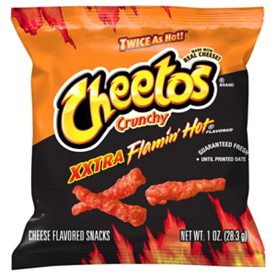Cheetos Crunchy Cheese Flavored Snacks, 1 oz Bags, 6 Count