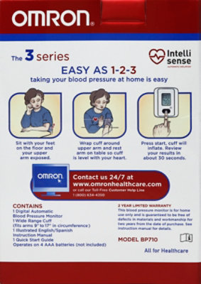 Omron 3 Series Arm Bp Monitor - EA - Image 3