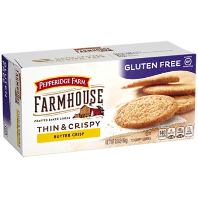 Pepperidge Farm Gluten Free Butter Crisp Cookies 5 9 Oz Acme Markets