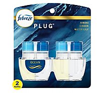 Febreze PLUG Origins Fade Defy Ocean Air Freshener & Odor Eliminator Oil Refill - 2-0.87 Fl. Oz.
