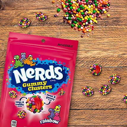 Nerds Rainbow Gummy Clusters - 8 Oz - Image 3
