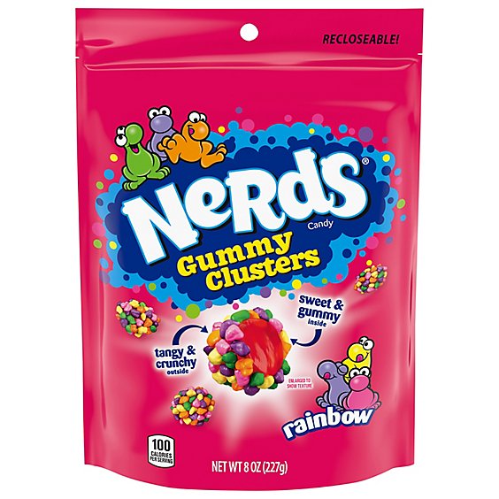Nerds Rainbow Gummy Clusters - 8 Oz