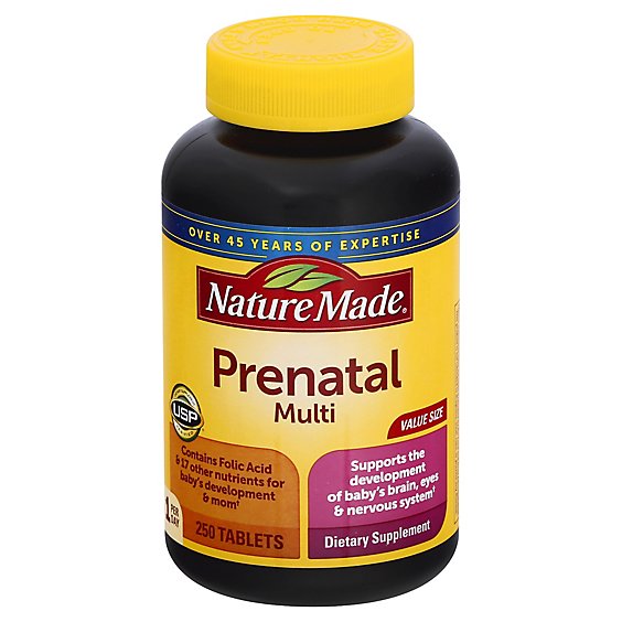 Nature Made Multi Prenatal Vitamin Value Pack - 250 CT