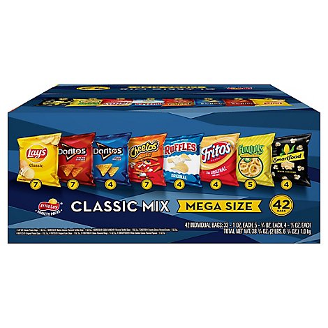 Frito Lay Snacks Classic Mix Cube - 38.75 OZ
