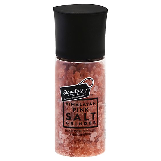 Signature Select Spice Grinder Pink Himalayan Salt - 4.5 OZ