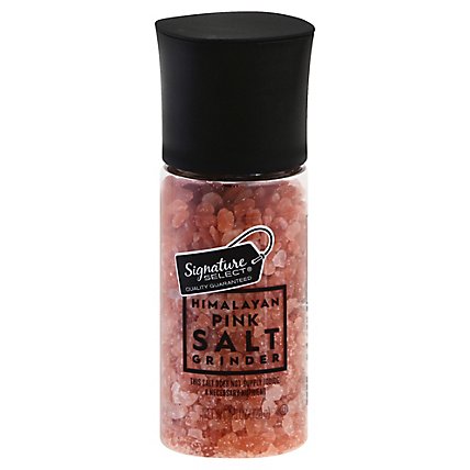 Signature Select Spice Grinder Pink Himalayan Salt - 4.5 OZ - Image 1