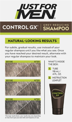 Just For Men Shampoo Control Gx Grey Reducing - 4 FZ - Image 5