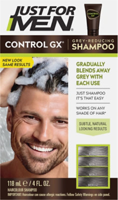 Just For Men Shampoo Control Gx Grey Reducing - 4 FZ - Image 2