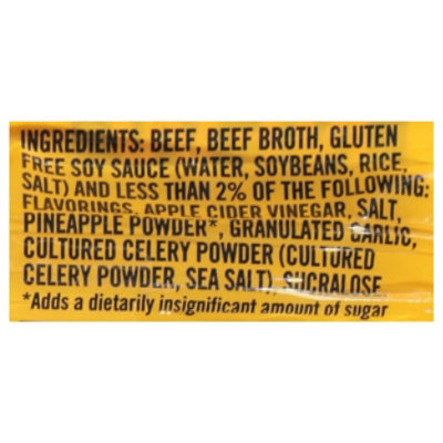 Tillamook Zero Sugar Teriyaki Beef Jerky - EA - Image 5