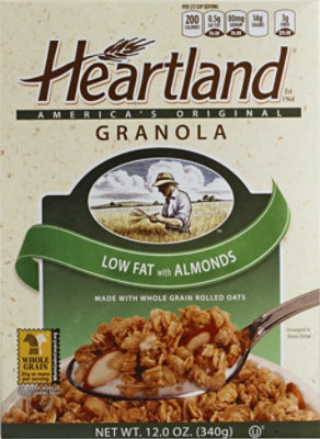 Heartland Granola Lf No Raisin - 12 OZ - Image 2
