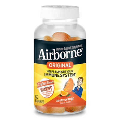 Airborne Gummies Orange - 63 CT - Image 2