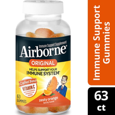 Airborne Gummies Orange - 63 CT - Image 1