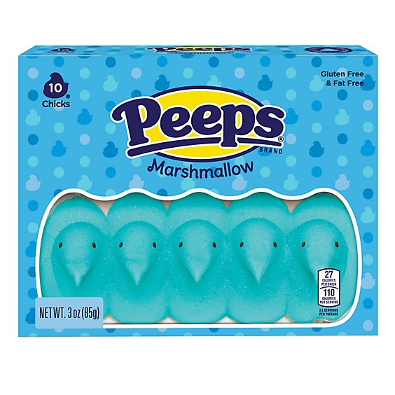 Peeps Blue Marshmallow Chicks Easter Candy - 3.0 Oz