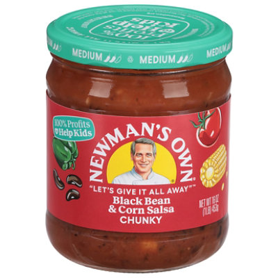 Newmans Black Bean Salsa - 16 OZ - Image 3